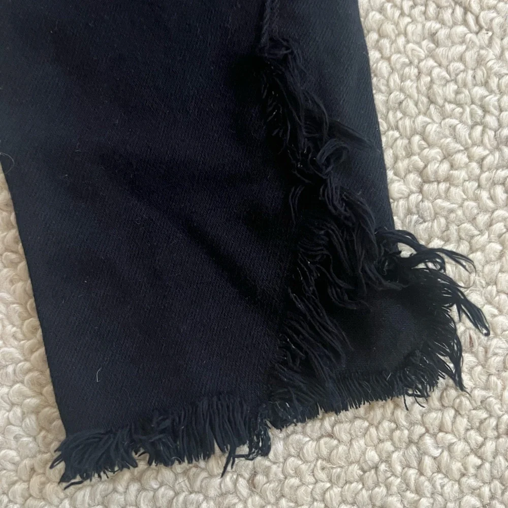Black Distressed Jeans - Picture 5 of 5
